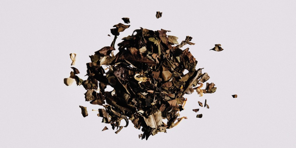 white loose leaf tea