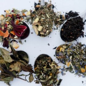 loose leaf tea samples